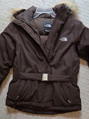 The North Face HyVent Women's Ski Jacket, Brown, size XS